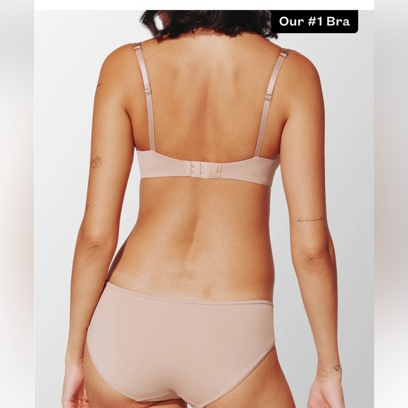 Third Love 24/7 Classic T-Shirt Bra in Taupe Sz. 32C - Picture 3 of 10